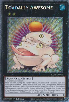 Toadally Awesome (V.4 - Platinum Secret Rare) - Quarter Century Bonanza (Platinum Secret Rare) [RA03-040]