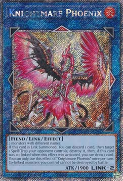 Knightmare Phoenix (V.4 - Platinum Secret Rare) - Quarter Century Bonanza (Platinum Secret Rare) [RA03-042]