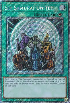 Six Samurai United (V.4 - Platinum Secret Rare) - Quarter Century Bonanza (Platinum Secret Rare) [RA03-054]