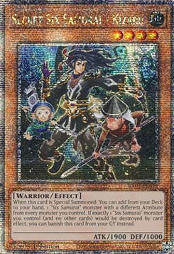 Secret Six Samurai - Kizaru (V.5 - Quarter Century Secret Rare) - Quarter Century Bonanza (Quarter Century Secret Rare) [RA03-017]