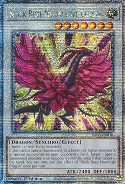 Black Rose Moonlight Dragon (V.5 - Quarter Century Secret Rare) - Quarter Century Bonanza (Quarter Century Secret Rare) [RA03-038]