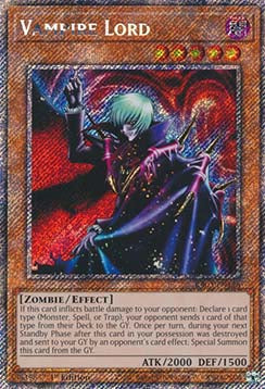 Vampire Lord (V.1 - Platinum Secret Rare) - Quarter Century Bonanza (Platinum Secret Rare) [RA03-128]