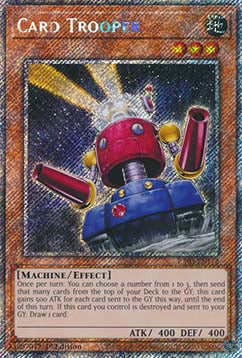 Card Trooper (V.1 - Platinum Secret Rare) - Quarter Century Bonanza (Platinum Secret Rare) [RA03-172]