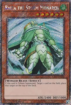 Raiza the Storm Monarch (V.1 - Platinum Secret Rare) - Quarter Century Bonanza (Platinum Secret Rare) [RA03-180]