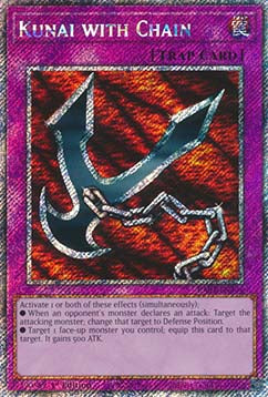 Kunai with Chain (V.1 - Platinum Secret Rare) - Quarter Century Bonanza (Platinum Secret Rare) [RA03-204]
