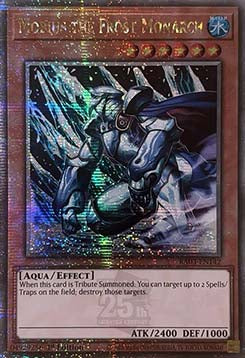 Mobius the Frost Monarch (V.2 - Quarter Century Secret Rare) - Quarter Century Bonanza (Quarter Century Secret Rare) [RA03-142]