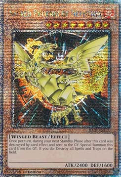 Sacred Phoenix of Nephthys (V.2 - Quarter Century Secret Rare) - Quarter Century Bonanza (Quarter Century Secret Rare) [RA03-147]
