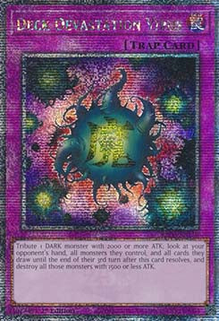 Deck Devastation Virus (V.2 - Quarter Century Secret Rare) - Quarter Century Bonanza (Quarter Century Secret Rare) [RA03-150]