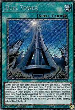 Duel Tower (V.1 - Platinum Secret Rare) - Quarter Century Bonanza (Platinum Secret Rare) [RA03-273]