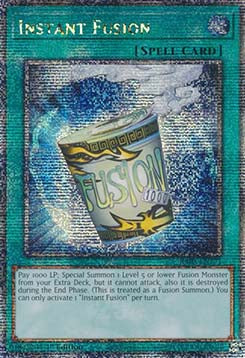 Instant Fusion (V.2 - Quarter Century Secret Rare) - Quarter Century Bonanza (Quarter Century Secret Rare) [RA03-171]