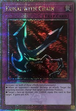 Kunai with Chain (V.2 - Quarter Century Secret Rare) - Quarter Century Bonanza (Quarter Century Secret Rare) [RA03-204]