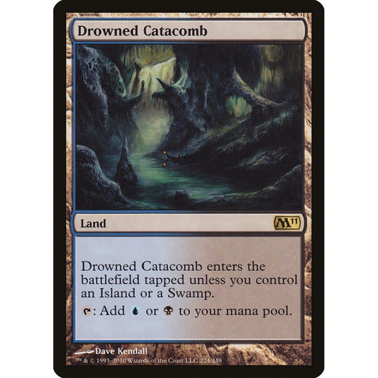 Drowned Catacomb rare 224 Magic the Gathering Magic 2011