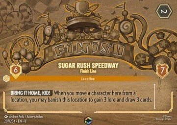 Sugar Rush Speedway - Finish Line (V.2) - Azurite Sea (Enchanted) [6AZS-207]