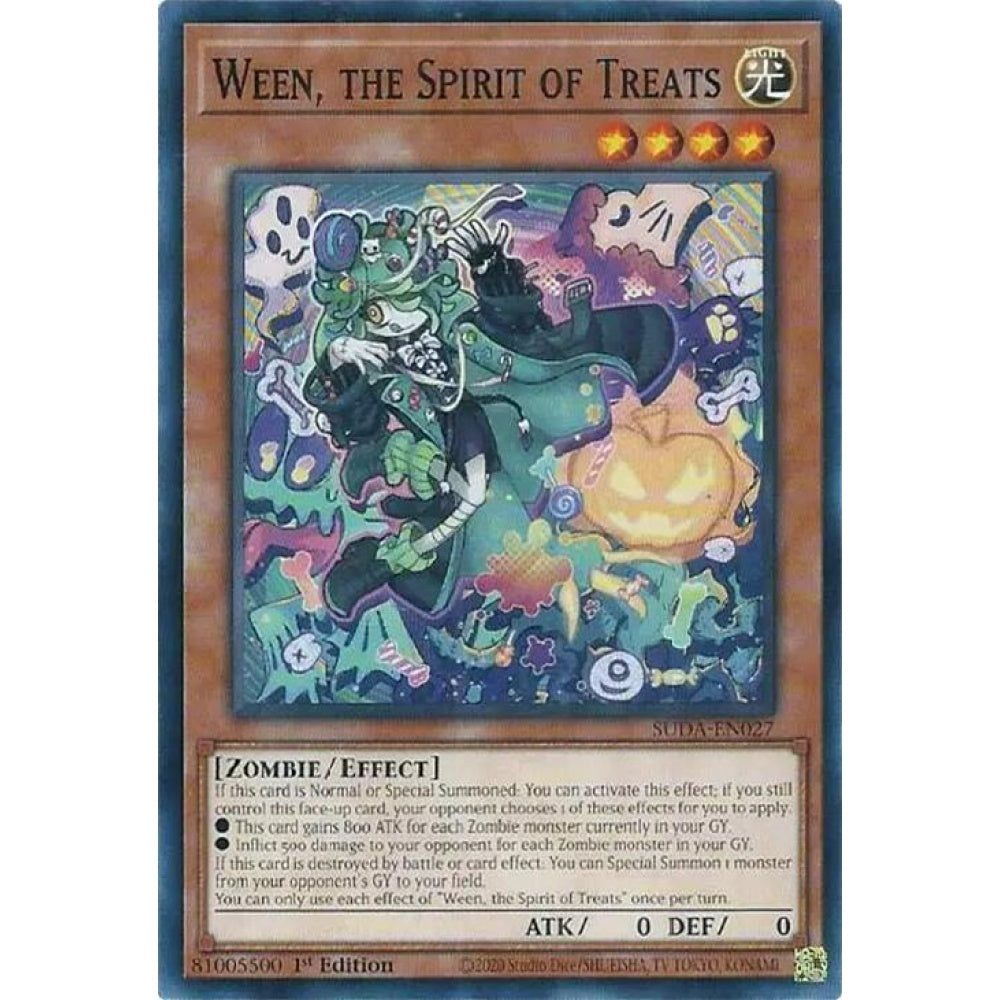 Ween, the Spirit of Treats SUDA-EN027 Common Yu-Gi-Oh Supreme Darkness