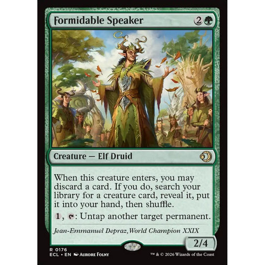 Formidable Speaker rare 176 Magic the Gathering Lorwyn Eclipsed