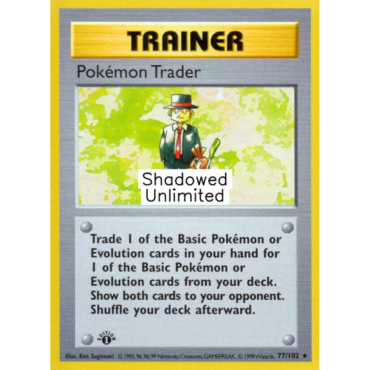 Pokémon Trader Rare 77/102 Pokemon Card Game Base Set