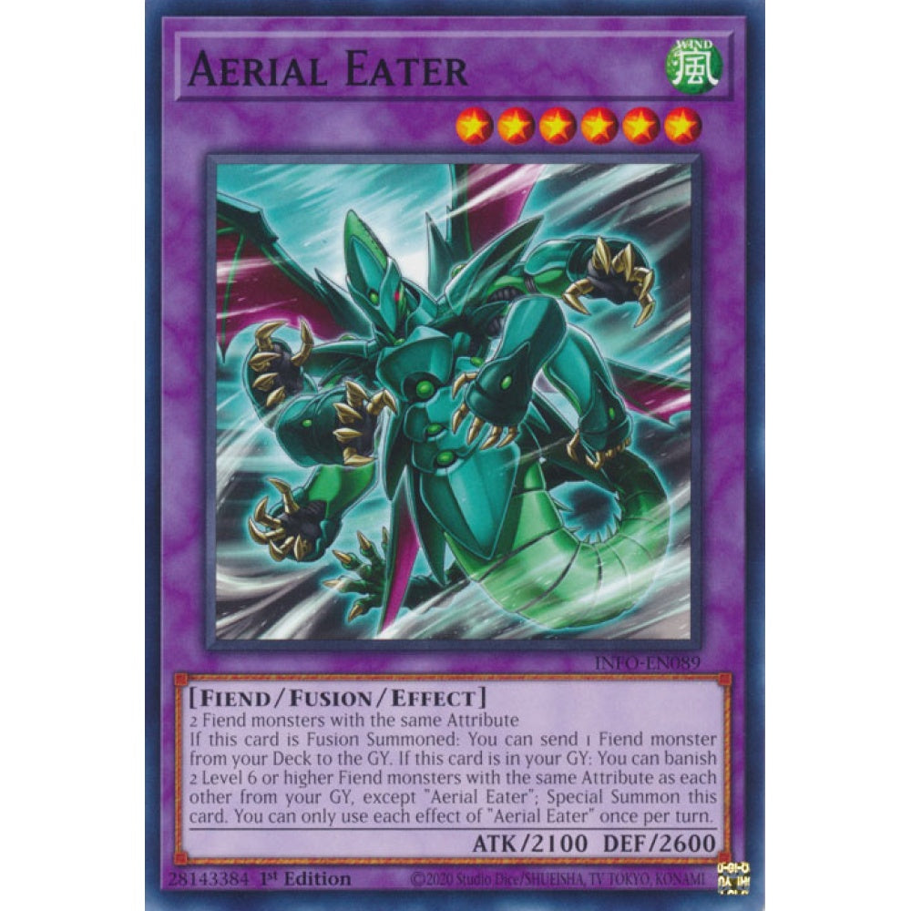 Aerial Eater INFO-EN089 Common Common Yu-Gi-Oh The Infinite Forbidden in Art