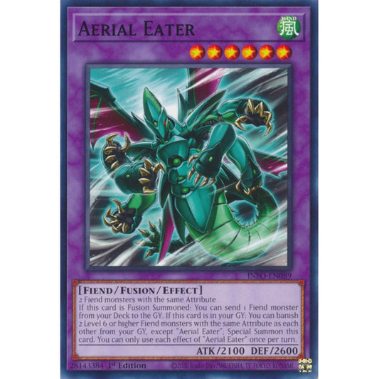 Aerial Eater INFO-EN089 Common Common Yu-Gi-Oh The Infinite Forbidden in Art