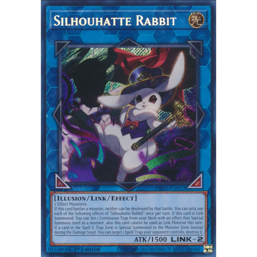 Silhouhatte Rabbit, INFO-EN052, Secret Rare, Yu-Gi-Oh!, The Infinite Forbidden