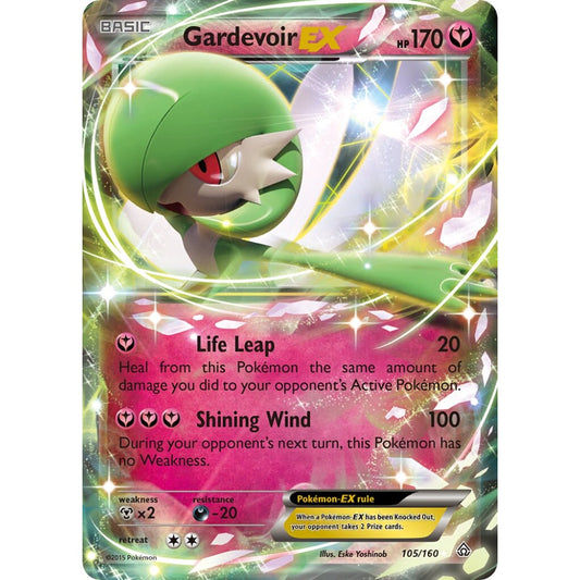 Gardevoir-EX Rare Holo EX 105/160 Pokemon Card Game Primal Clash