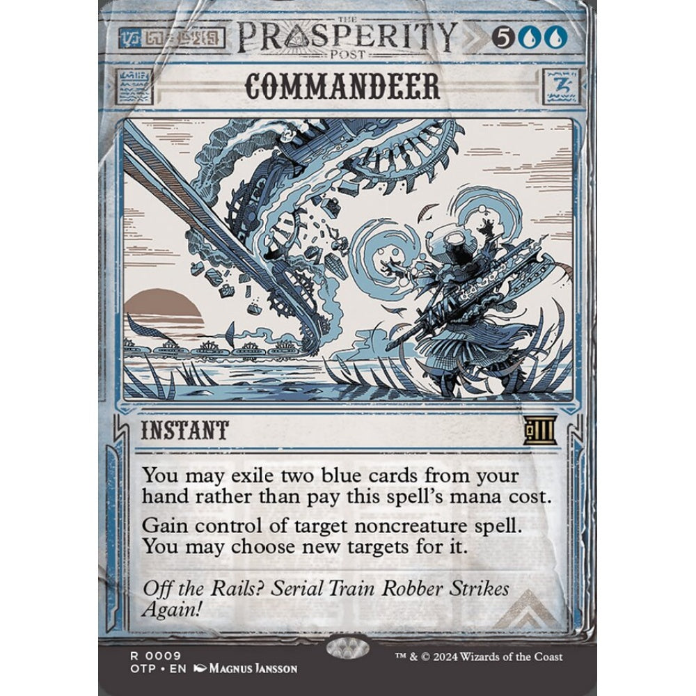 Commandeer, 9, rare, Magic: The Gathering, Outlaws of Thunder Junction