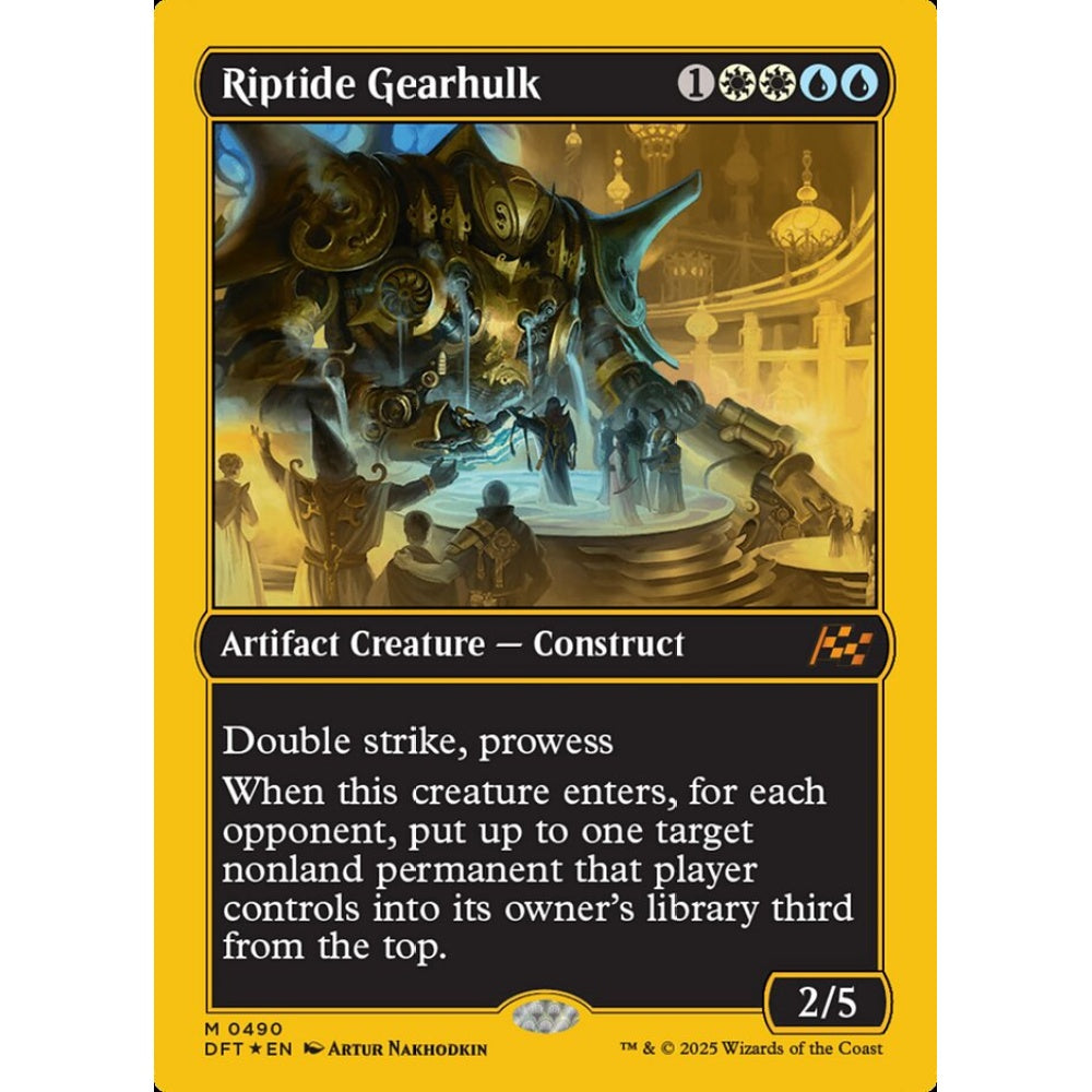 Riptide Gearhulk, 490, mythic, Magic: The Gathering, Aetherdrift