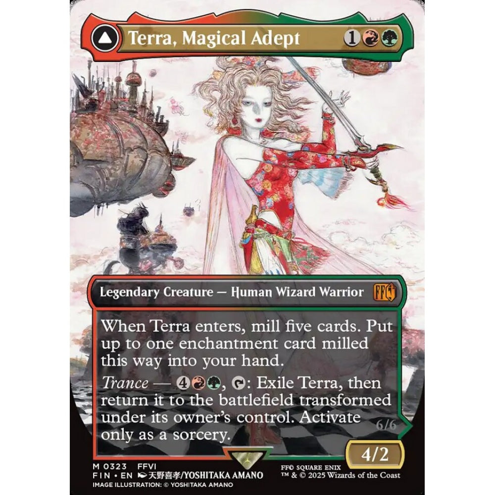 Terra, Magical Adept // Esper Terra mythic 323 Magic the Gathering Final Fantasy