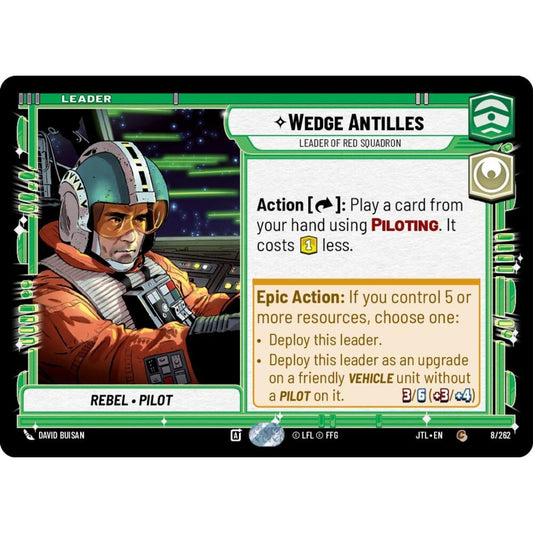 Wedge Antilles, C, JTL 008), Star Wars Unlimited