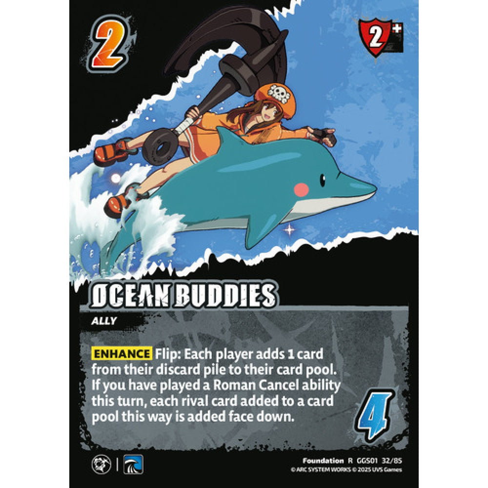 Ocean Buddies 32/85 Universus Card Game Guilty Gear -Strive- R Foil