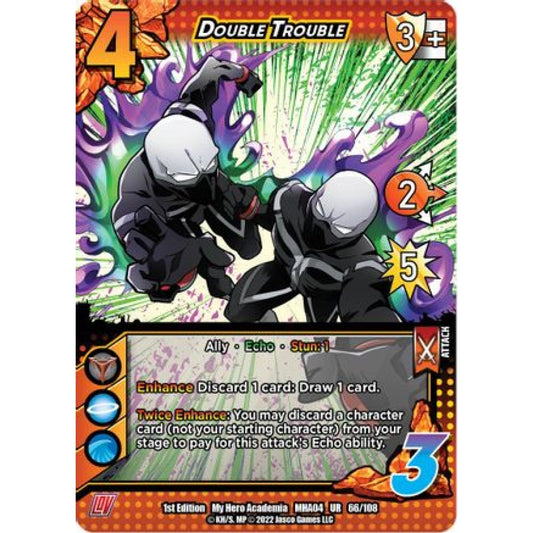 Double Trouble, 066/108, UR, UniVersus, MHA04 League of Villains