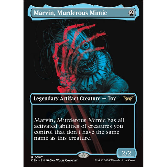 Marvin, Murderous Mimic, 367, rare, Magic: The Gathering, Duskmourn: House of Horror