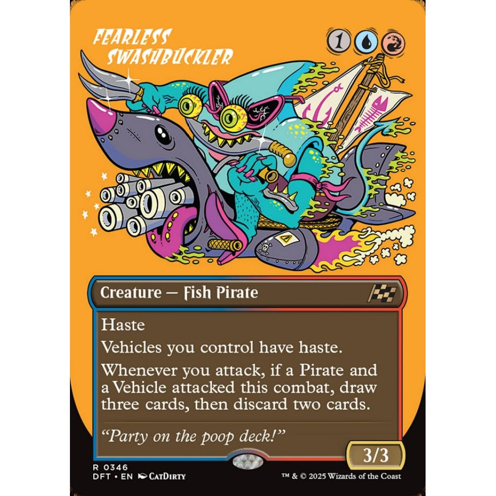 Fearless Swashbuckler, 346, rare, Magic: The Gathering, Aetherdrift