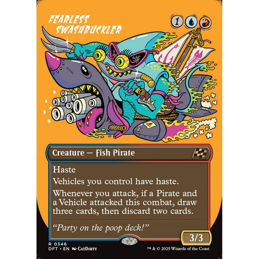 Fearless Swashbuckler, 346, rare, Magic: The Gathering, Aetherdrift
