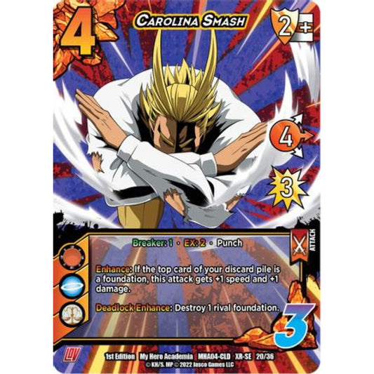 Carolina Smash, 20/36, XR-SE, UniVersus, MHA04 League of Villains