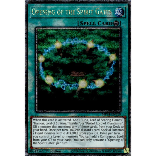 Opening of the Spirit Gates MP24-EN019 QCR Quarter Century Secret Rare Yu-Gi-Oh 25th Anniversary Tin: Dueling Mirrors in Art