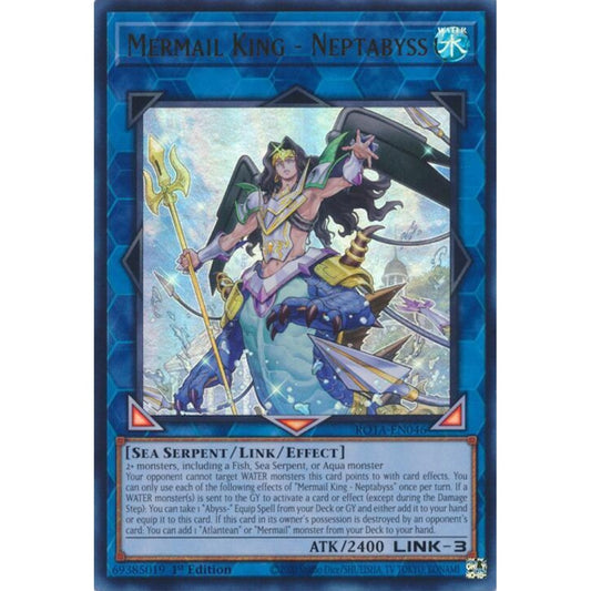 Mermail King - Neptabyss ROTA-EN046 Ultra Yu-Gi-Oh Rage of the Abyss