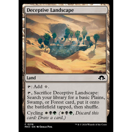 Deceptive Landscape, 219, common, Magic: The Gathering, Modern Horizons 3
