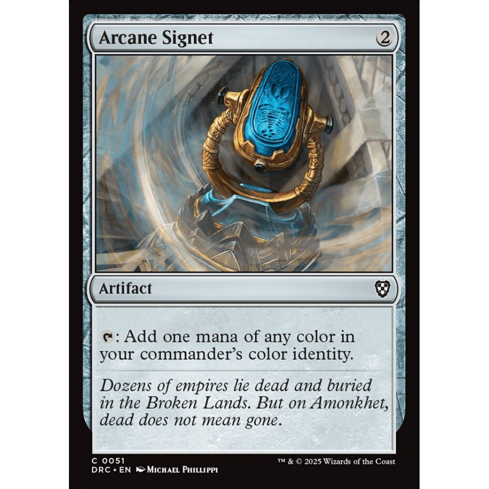 Arcane Signet, 51, common, Magic: The Gathering, Aetherdrift Commander