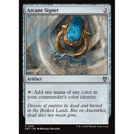 Arcane Signet, 51, common, Magic: The Gathering, Aetherdrift Commander