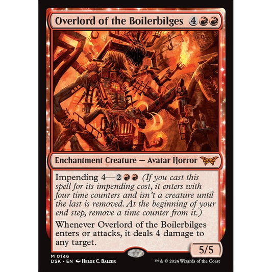 Overlord of the Boilerbilges, 146, mythic, Magic: The Gathering, Duskmourn: House of Horror