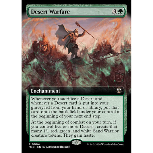 Desert Warfare, 64, rare, Magic: The Gathering, Modern Horizons 3