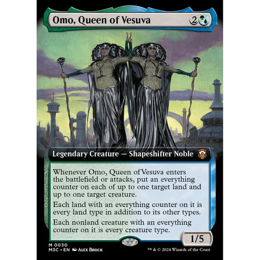 Omo, Queen of Vesuva, 30, mythic, Magic: The Gathering, Modern Horizons 3