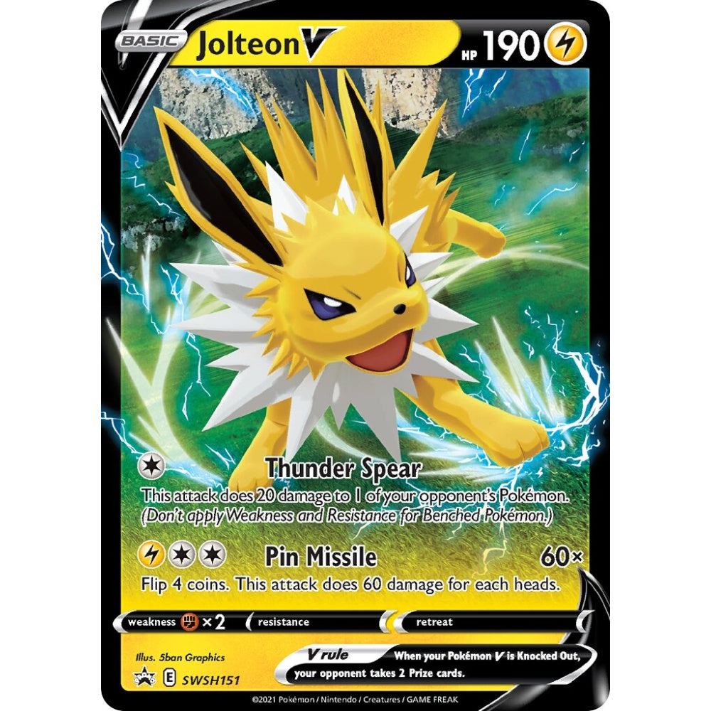 Jolteon V Promo SWSH151 Pokemon Card Game Sword & Shield Promos