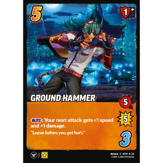 Ground Hammer 8/22 KF01 Universus The King of Fighters XV: Challenger Series: Team Hero Attack C