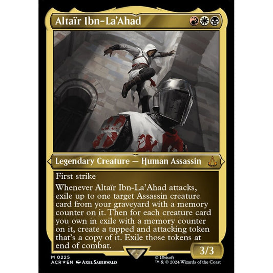 Altaïr Ibn-La'Ahad mythic 225 Magic the Gathering Assassin's Creed