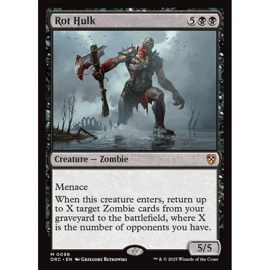 Rot Hulk, 98, mythic, Magic: The Gathering, Aetherdrift Commander
