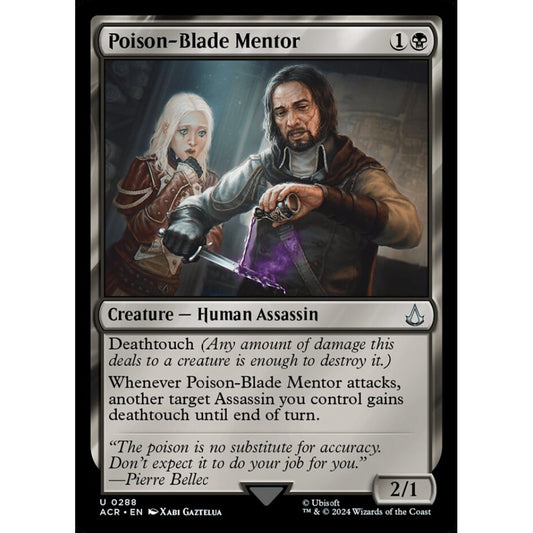 Poison-Blade Mentor uncommon 288 Magic the Gathering Assassin's Creed
