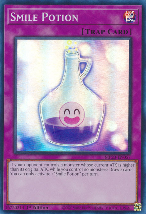 Smile Potion MP23-EN057 Super Super Rare Yu-Gi-Oh 25th Anniversary Tin: Dueling Heroes Mega Pack in Art
