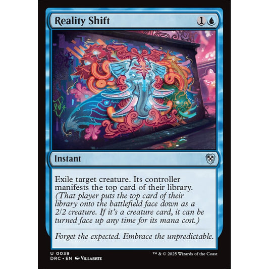 Reality Shift, 39, uncommon, Magic: The Gathering, Aetherdrift Commander