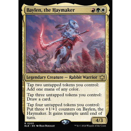 Baylen, the Haymaker (R 205p PBLB Foil)